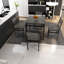 Extendable Dining Table Sets(Must include both Table and Chair), MDF Metal, Industrial, Small Kitchen