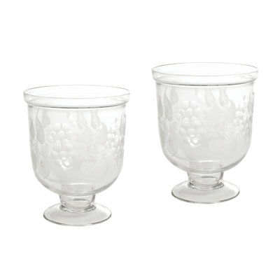 7.5'' H Glass Tabletop Hurricane