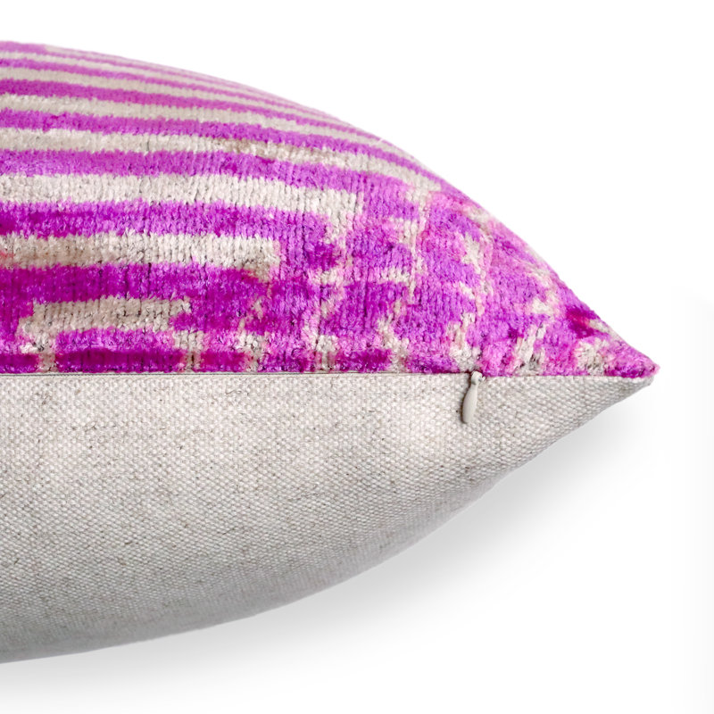 Silk/Velvet Lumbar Rectangular Pillow Cover & Insert