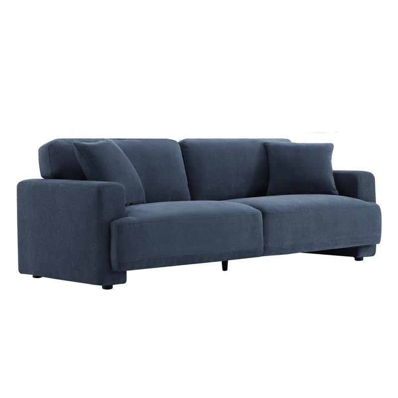 Canapé profond rembourré 90 po Ives, Élite indigo