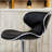 Adjustable Swivel Barstool With Chrome Base-2144307005