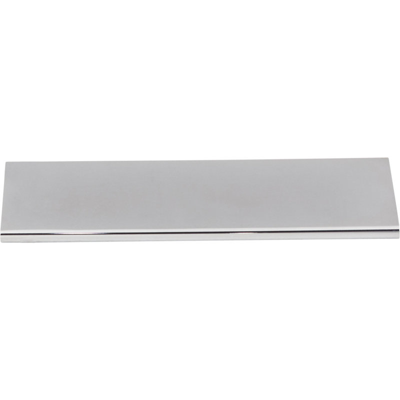 Edgefield 5" Center to Center Finger Pull, Polished Chrome