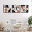 Ensemble de cadres flottants 3 pièces Fragmented Visions Abstracts, design par Mona Grace-1864804277-1864804267