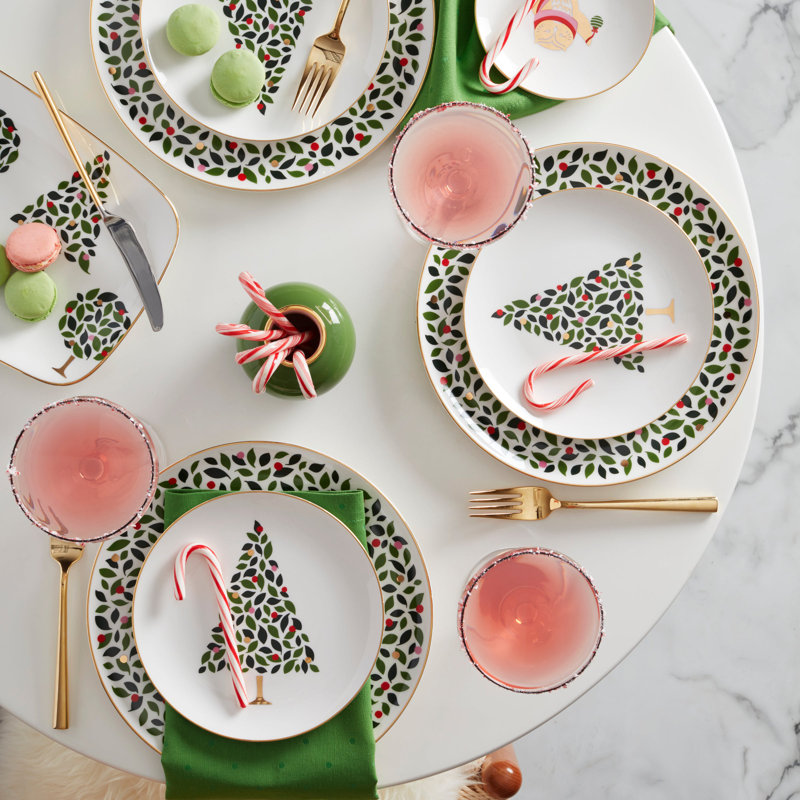 Evergreen 12-Piece Dinnerware Set