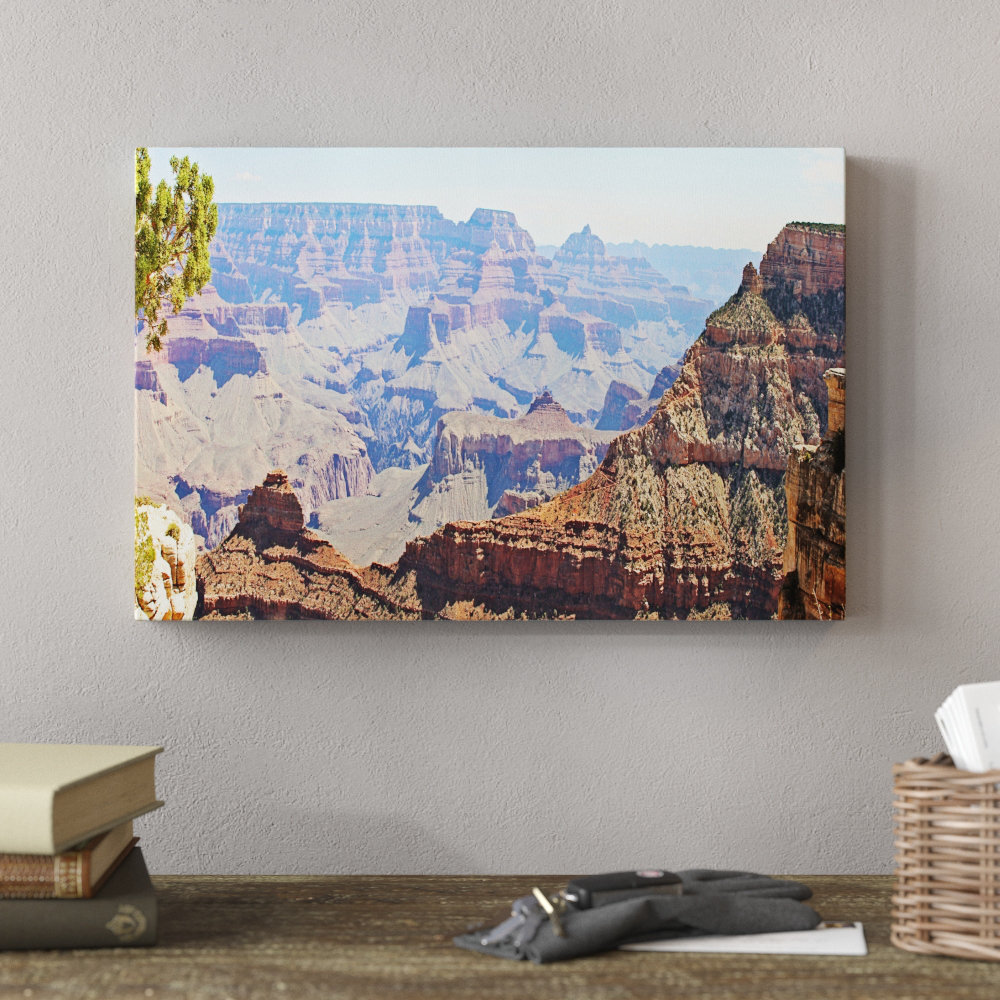 Grand Canyon Panorama II by Sylvia Coomes - Wrapped Canvas Photograph Print