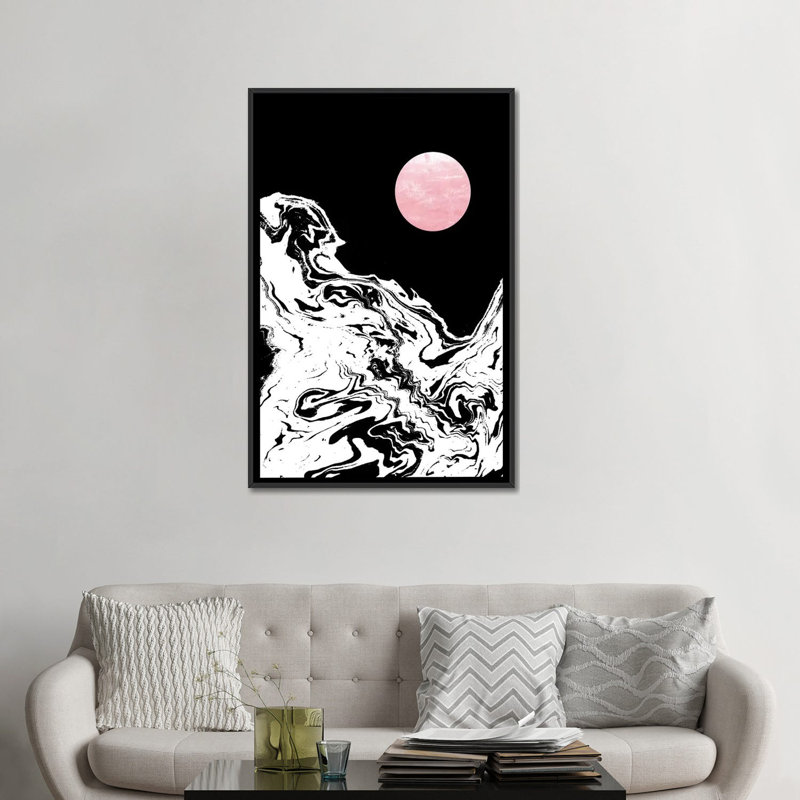 « taria », reproduction d’art sur toile, H 26 po x l 18 po x P 1,5 po, Toile avec cadre noir