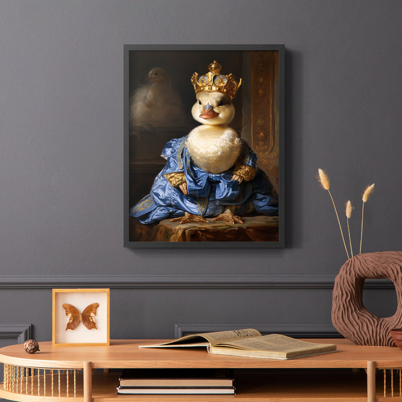 ANIMALS Series CC III - reproduction encadrée de qualité supérieure - prête à être accrochée - aucun clou requis, Noir