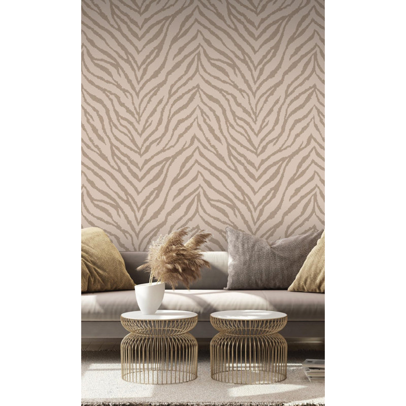 Rouleau de papier peint L 33 pi x l 21 po Stansberry, Rose