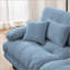 Canapé modulaire capitonné en chenille pour salon-1803640844