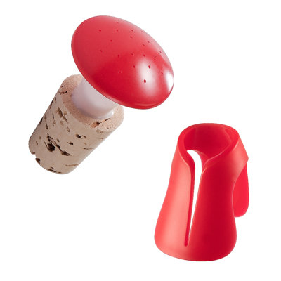 Arrosoir à linge et porte-serviettes Clip-It - rouge