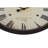 Wall Clock, 20 Inch Round Frame In Antique Brown, Roman Numerals