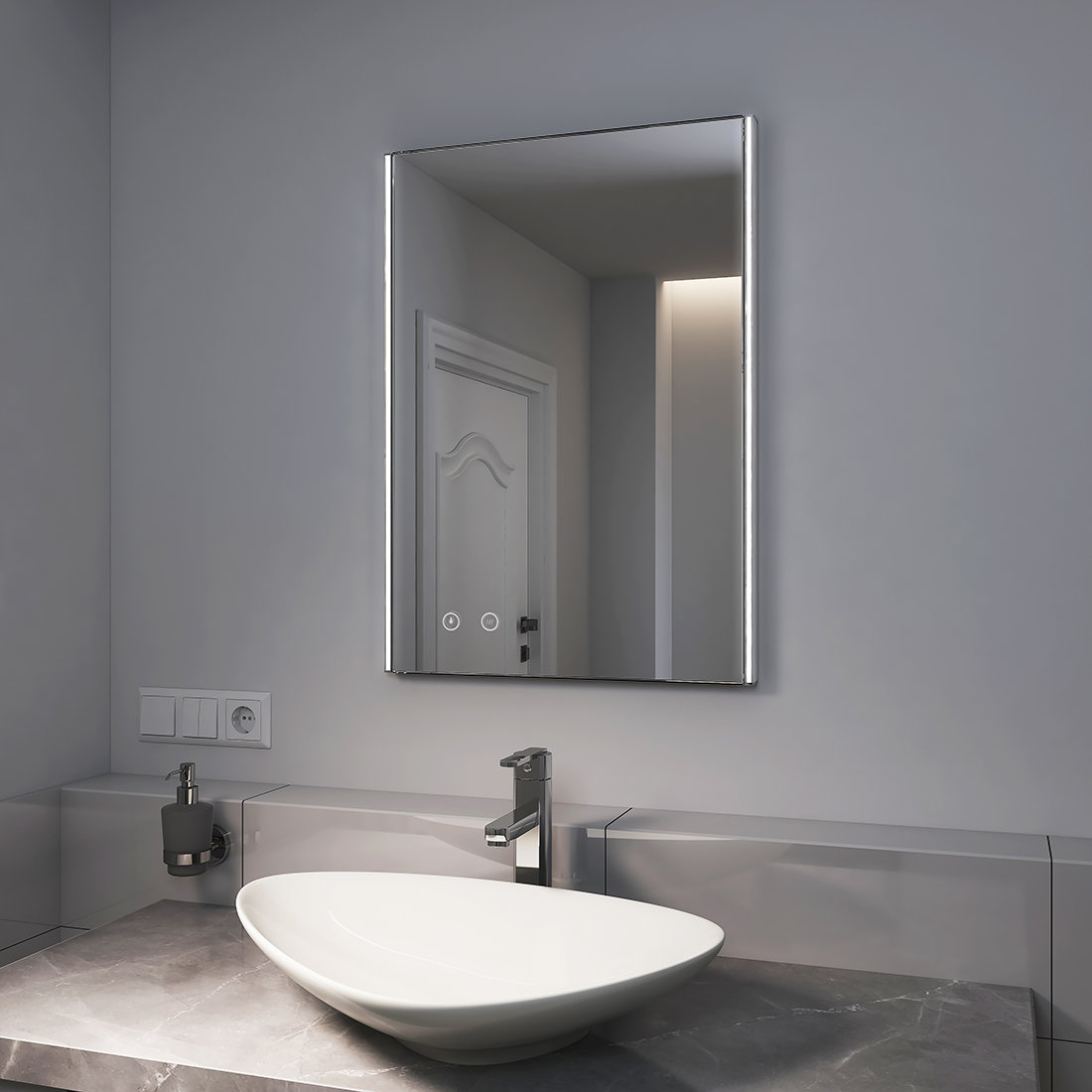 EMKE Non Fogging Bathroom Mirror Wayfair.co.uk