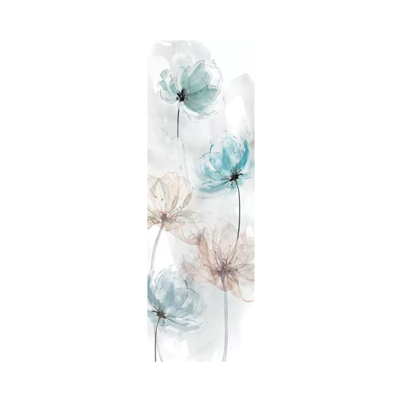 Transparent Rain I by Carol Robinson - Panoramic Print on Canvas, Wrapped Canvas, 30.48 cm H x 91.44 cm W x 1.91 cm D