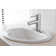 Ceramic Oval Drop-In Bathroom Sink with Overflow