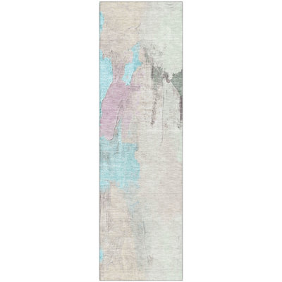 Premium Machine Washable Mouton Abstract Rug