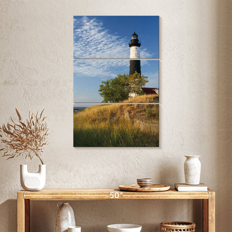 Lilie Big Sable Point Lighthouse II, 38" H x 24" W