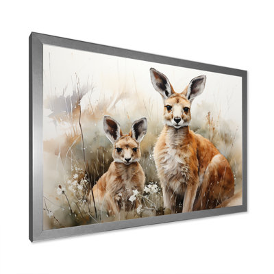 " Minimalism Kangaroo Portrait I "
