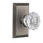 Studio Plate with Crystal Door Knob-70232964