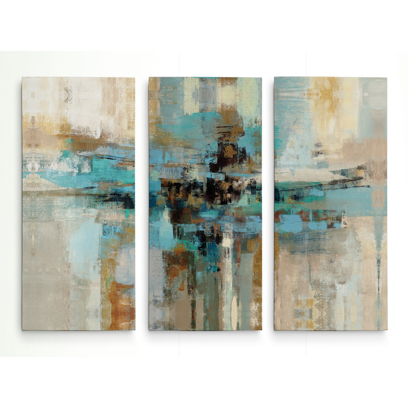 «Morning Fjord», reproduction de peinture à l'acrylique à multiples images sur toile tendue avec châssis, H 24 po x l 36 po