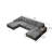 U-shaped Sectionals (Dark Gray)