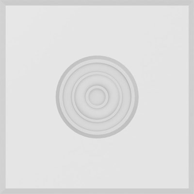 Standard Sedgwick Bullseye Rosette with Beveled Edge