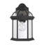 Lanterne murale d'extérieur en verre noir Affric-22243278-119695825