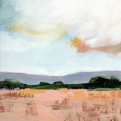 Sky Reflection 1 Piece Wrapped Canvas Painting
