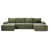 Mélange de polyester vert
