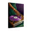 Aiguille de mode plaçant une aiguille sur un disque de vinyle mauve-1053955180