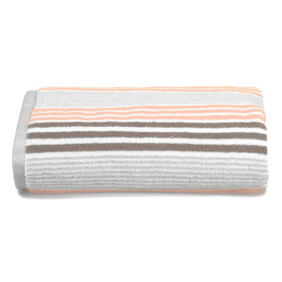 Striped Bath Towel Single