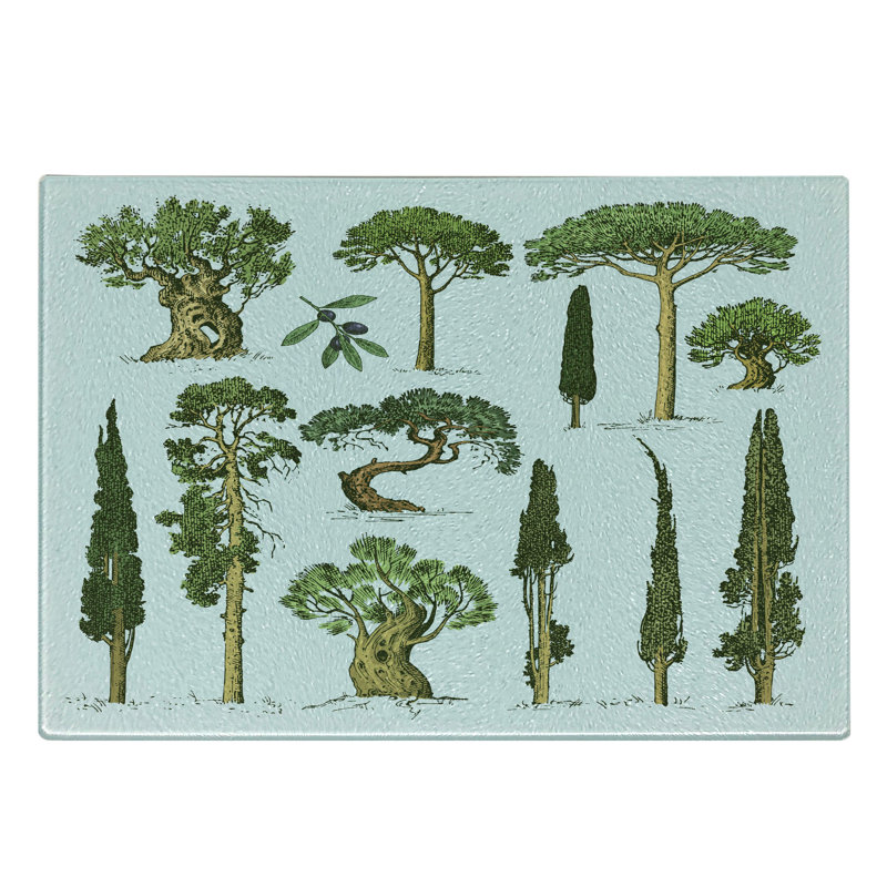 Planche à découper en verre trempé Ambesonne