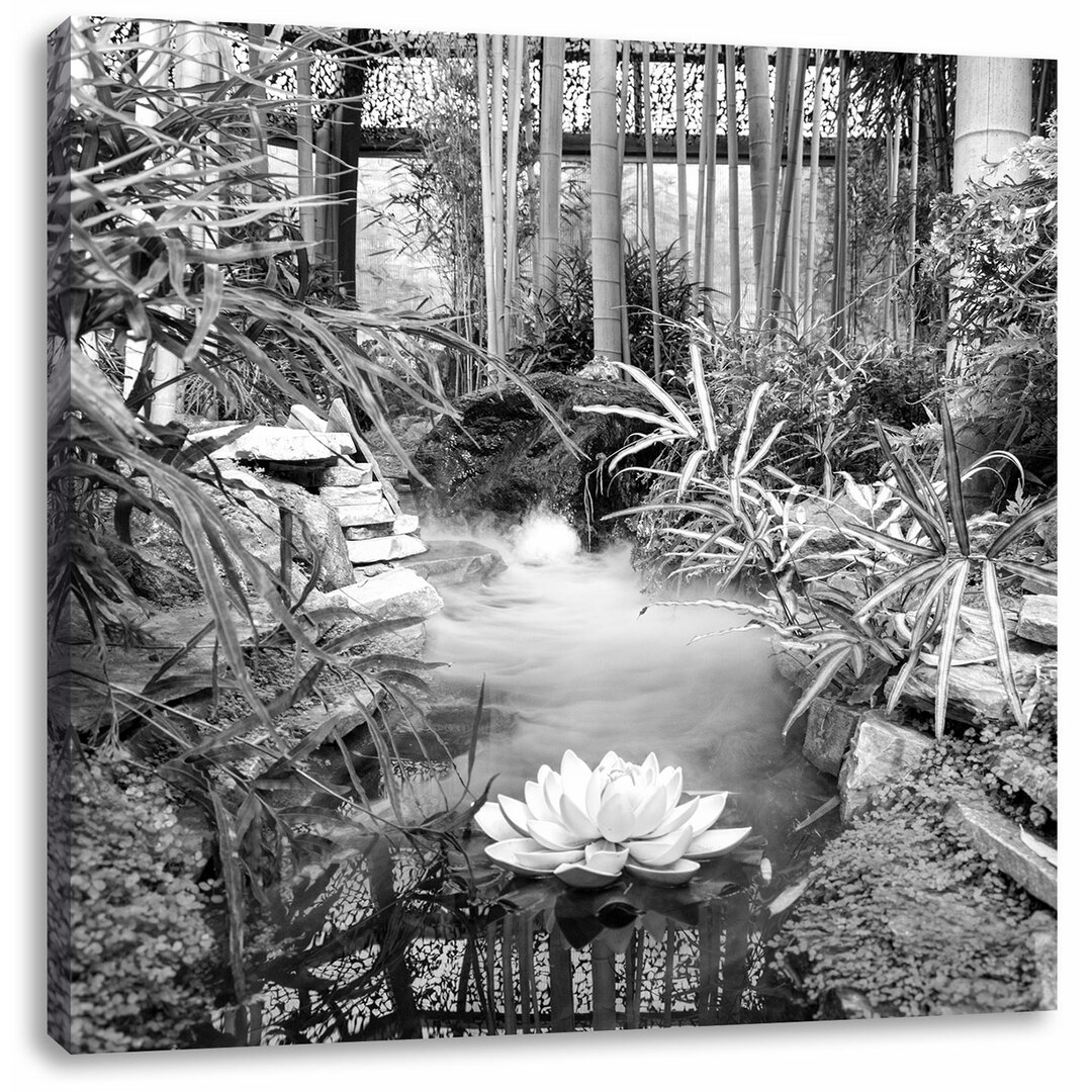 Leinwandbild Zen Garten Japan