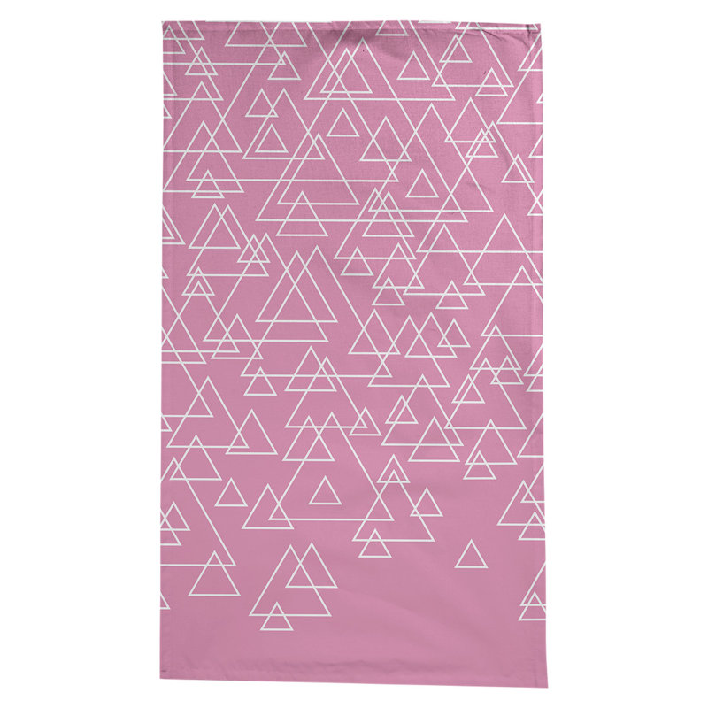Nappe à triangle dispersé Avicia, Rose