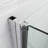 36 to 37-1/4 in. W x 72 in. Bi-Fold Semi-Frameless Shower Door in Chrome with 1/4" Clear Tempered Glass
