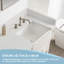 Meuble-lavabo latéral en quartz 21 po x 4 po x 0,71 po