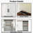 Multifunctional 71" Kitchen Pantry with Charging Station & RGB Lighting, Storage Buffet