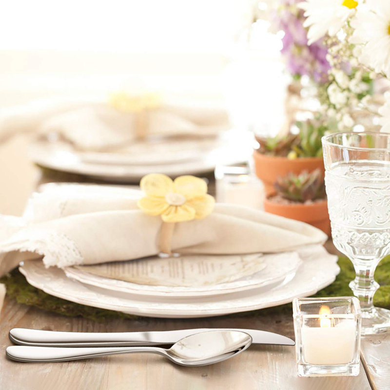 Latitude Run® Dayri Stainless Steel Flatware Set - Service for 8