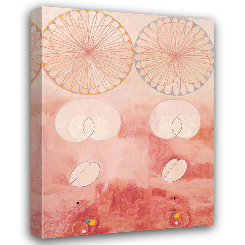 «The Ten Larmost, No. 9, Old Age» par Hilma Af Klint - Art mural sur toile tendue avec châssis, H 24 po x l 17 po