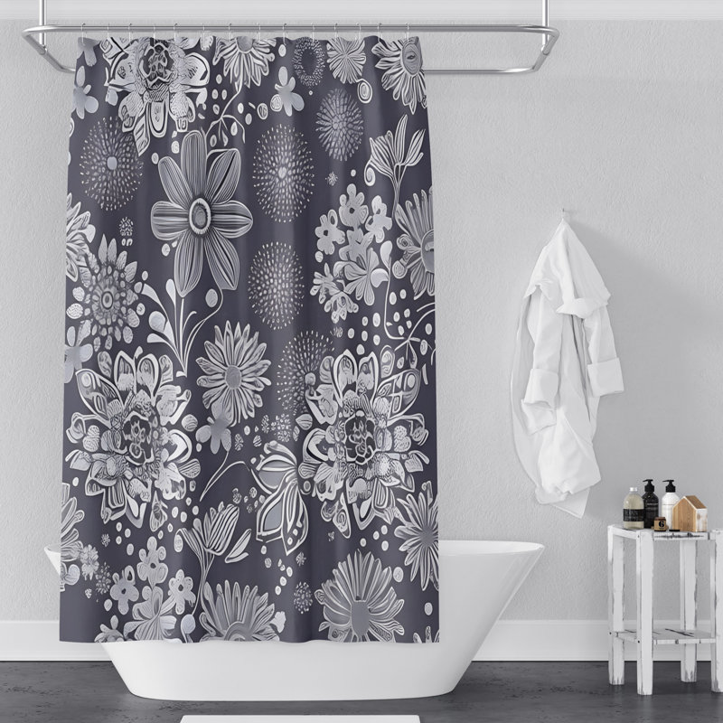 Rideau de douche Cleaster, H 72 po x l 70 po