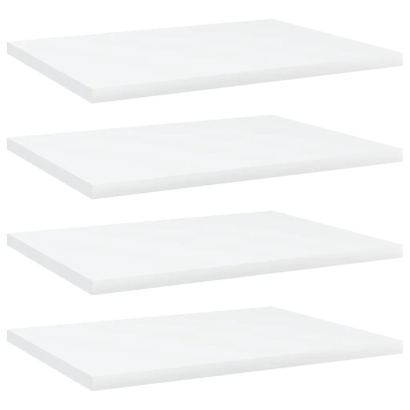 Cunane 1.5cm H Bookcase, 1.5cm H x 40cm W x 30cm D, White