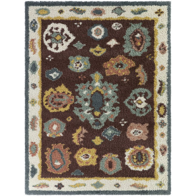 Bernal Brown Traditional Area Rug