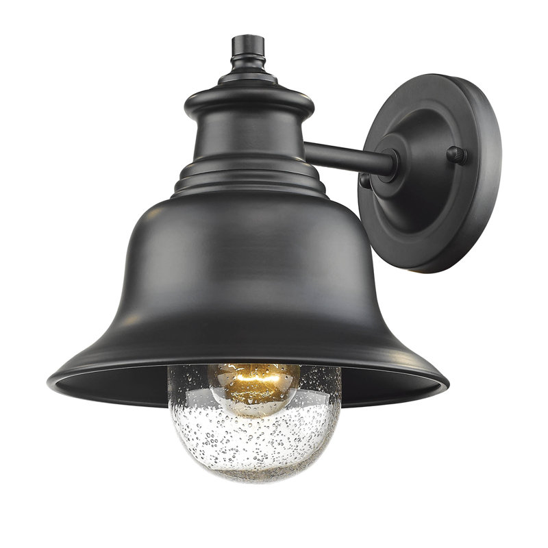Sadie Wall Light, Black, 10" H x 10.25" W x 9" D