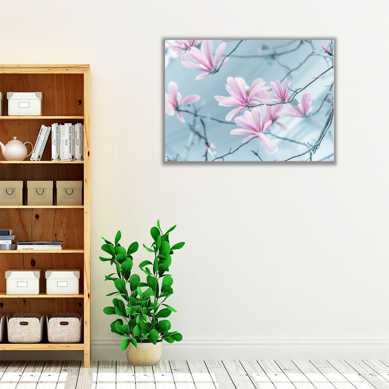 Magnolia Flowers - Canvas Print Wall Art, 18" H x 24" W