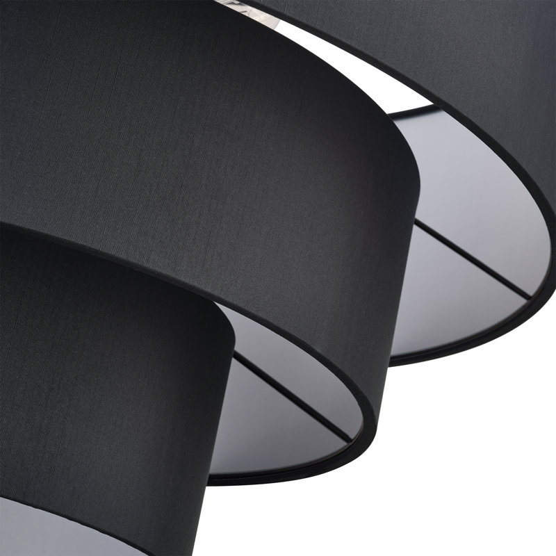 Lustre suspendu noir moyen 5 lumières Bainbridge
