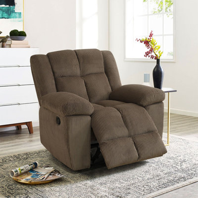 Corduroy 43" Reclining Chair