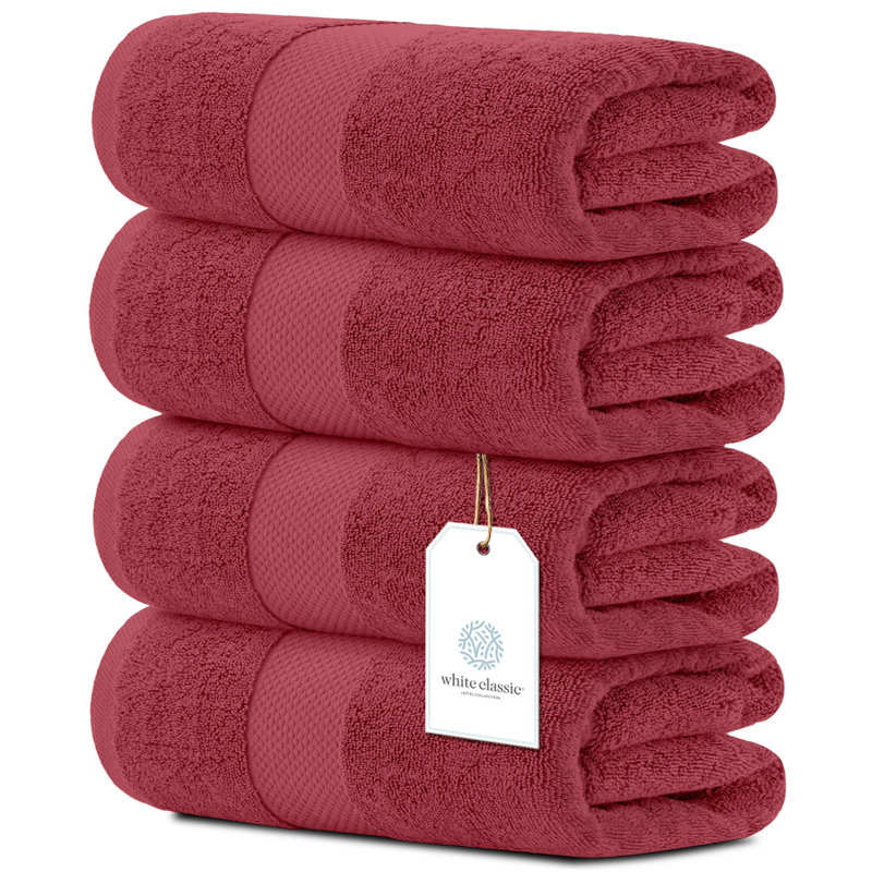 Serviette de bain 100% coton Aldercy, Bourgogne