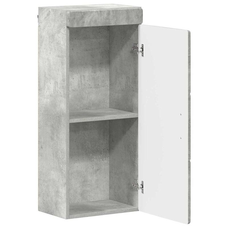 Freestanding Bathroom Cabinet, Concrete Grey