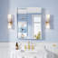 Armoire à pharmacie à miroir en aluminium 28 po x H 36 po-223329963-223329961