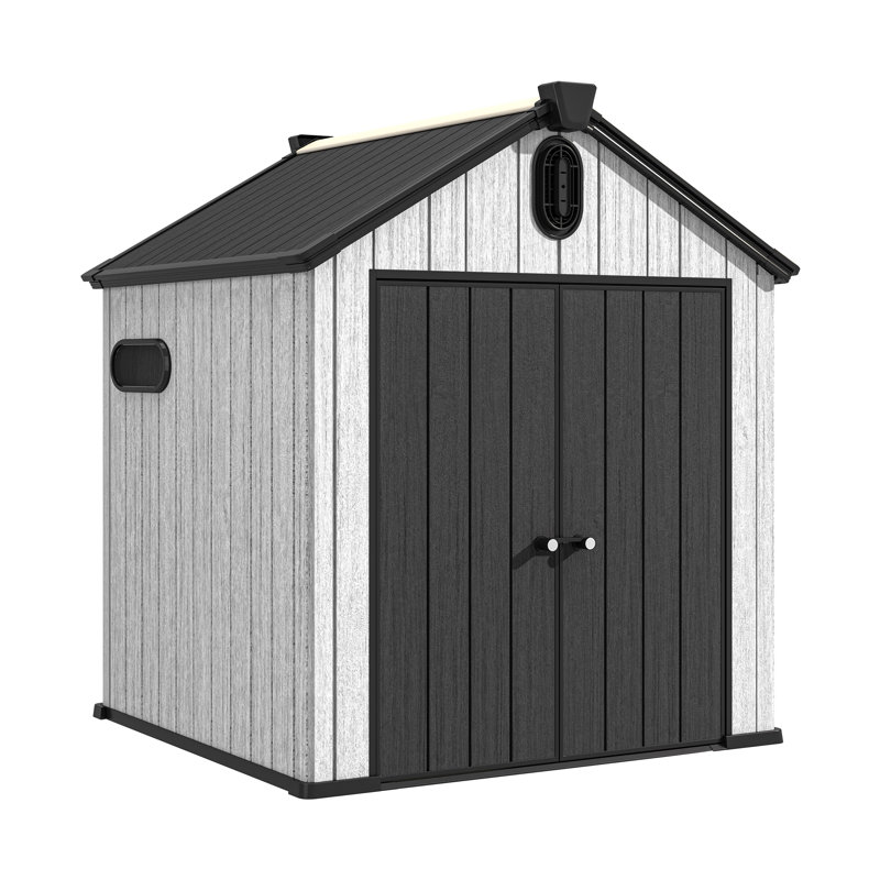 6 Ft.W *6 Ft.D Outdoor Resin Storage With Floor