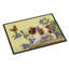 Tapis de porte pour l’extérieur antidérapant anti-dérapant papillon pup-16654444
